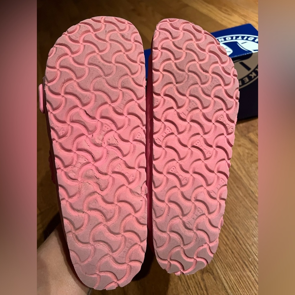 Birkenstock Two-Strap Slide Sandal - pink -Arizona-sz EU 39 used** - Picture 4 of 6